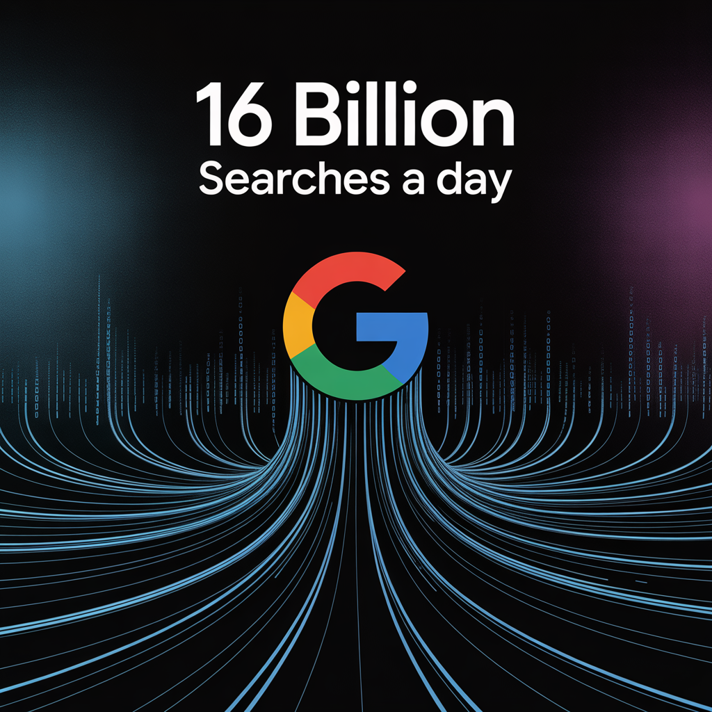 Google still covers 16 billion searches a day